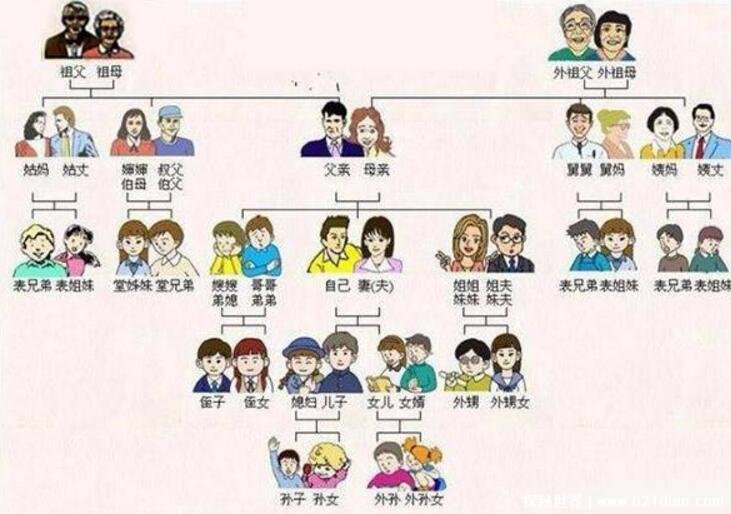 孩子辈分称呼大全图，赶快教孩子避免过年的时候叫错人