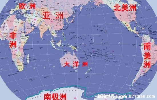 七大洲八大洋分别是什么两句顺口溜教你轻松记住附高清地图