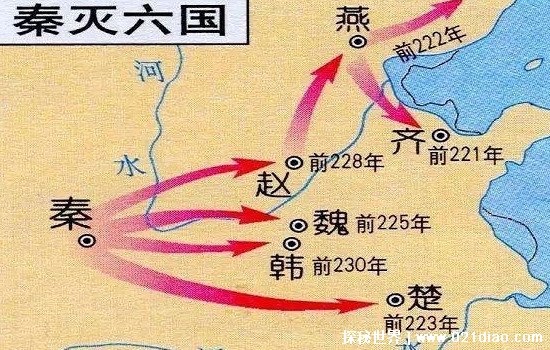 战国七雄是哪七国秦楚齐燕赵魏韩秦灭六国一统天下