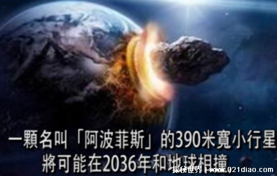 2036年是世界末日吗，小行星将撞击地球(现已完全排除这种可能)