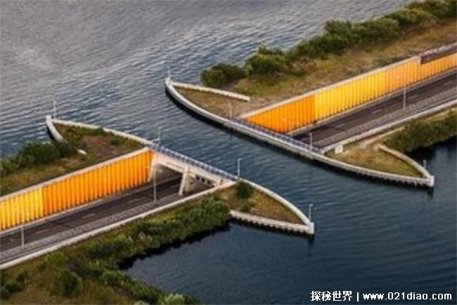 世界上最“独特”的桥，veluwemeer水道(位于荷兰)