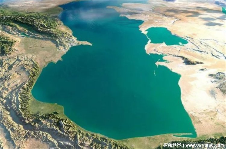 世界上最大的内陆湖里海位于亚欧大陆之间(巨大湖泊)
