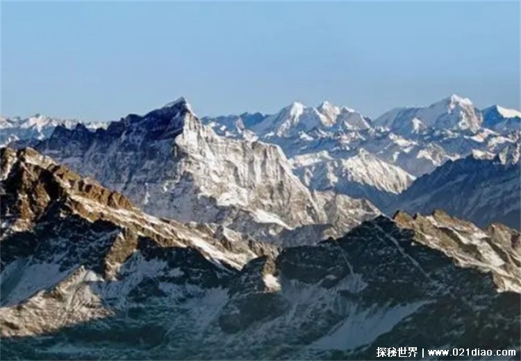 世界最高大而绵长山系 喜马拉雅山系(世界屋脊)